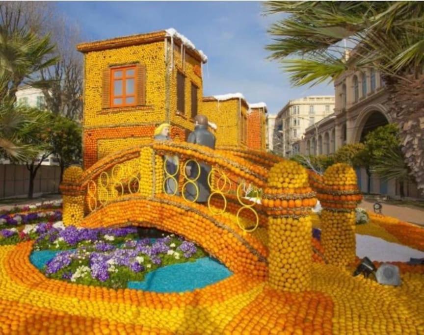 Magnifique T2 Proche Mer Et Ville Refait A Neuf Avec Terrasse Menton Extérieur photo